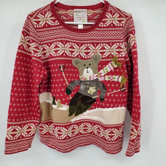 Christopher & Banks Limited Edition Hand Embroidered 2010 290 of 500 Winter Swea - Picture 1 of 10
